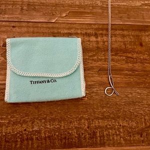 Tiffany & Co Sterling Silver Letter d Pendant